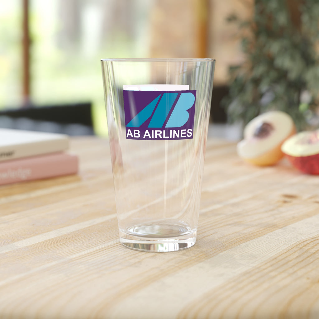 AB Airlines 16oz Pint Glass
