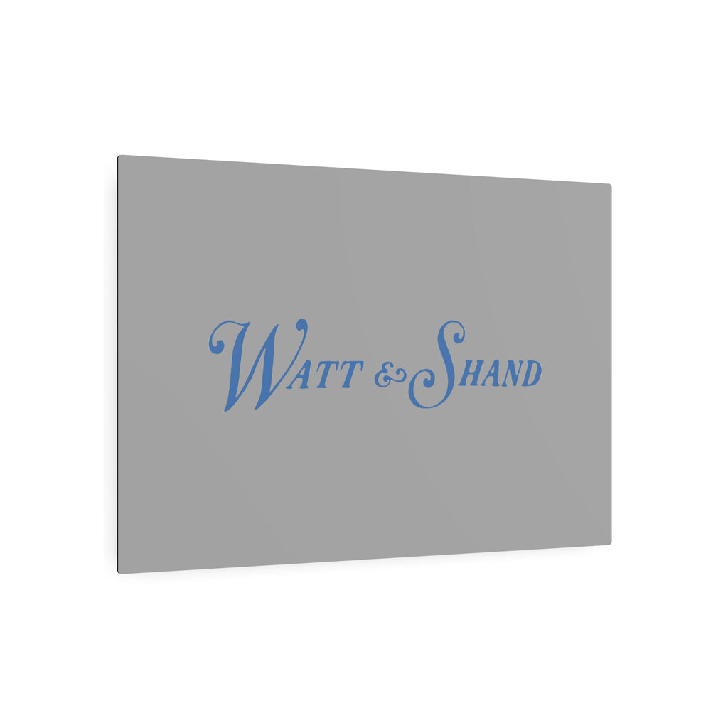 Watt & Shand Metal Sign