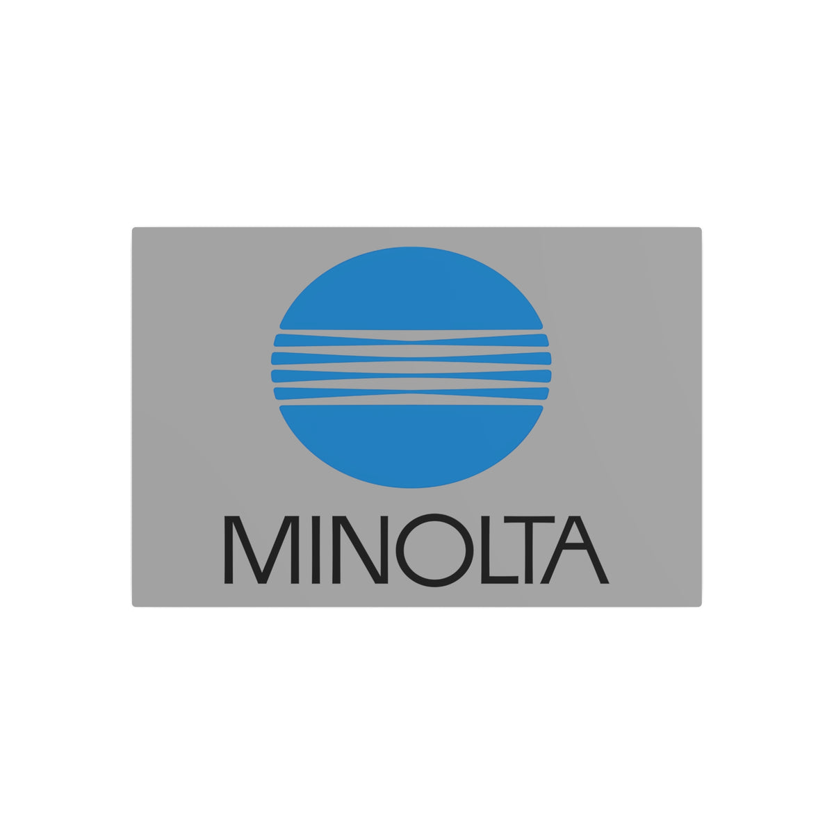 Minolta Metal Sign