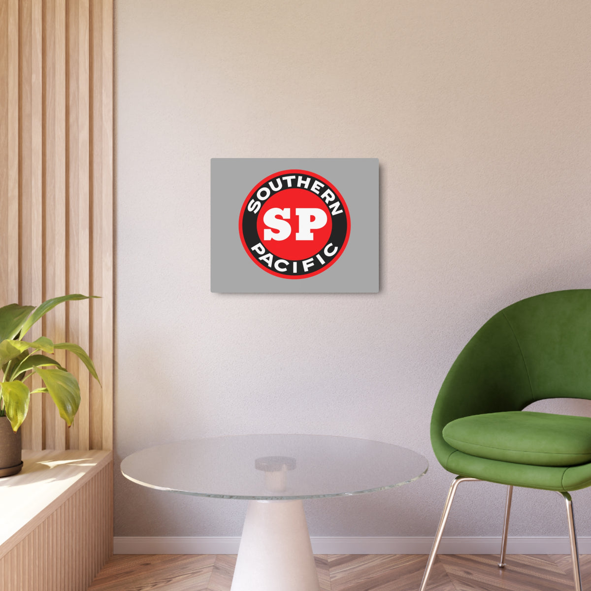 Southern Pacific Railroad Metal Sign