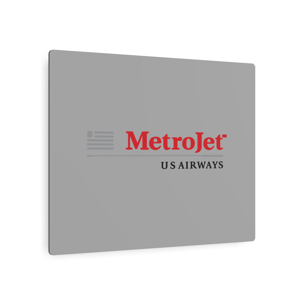 MetroJet Metal Sign