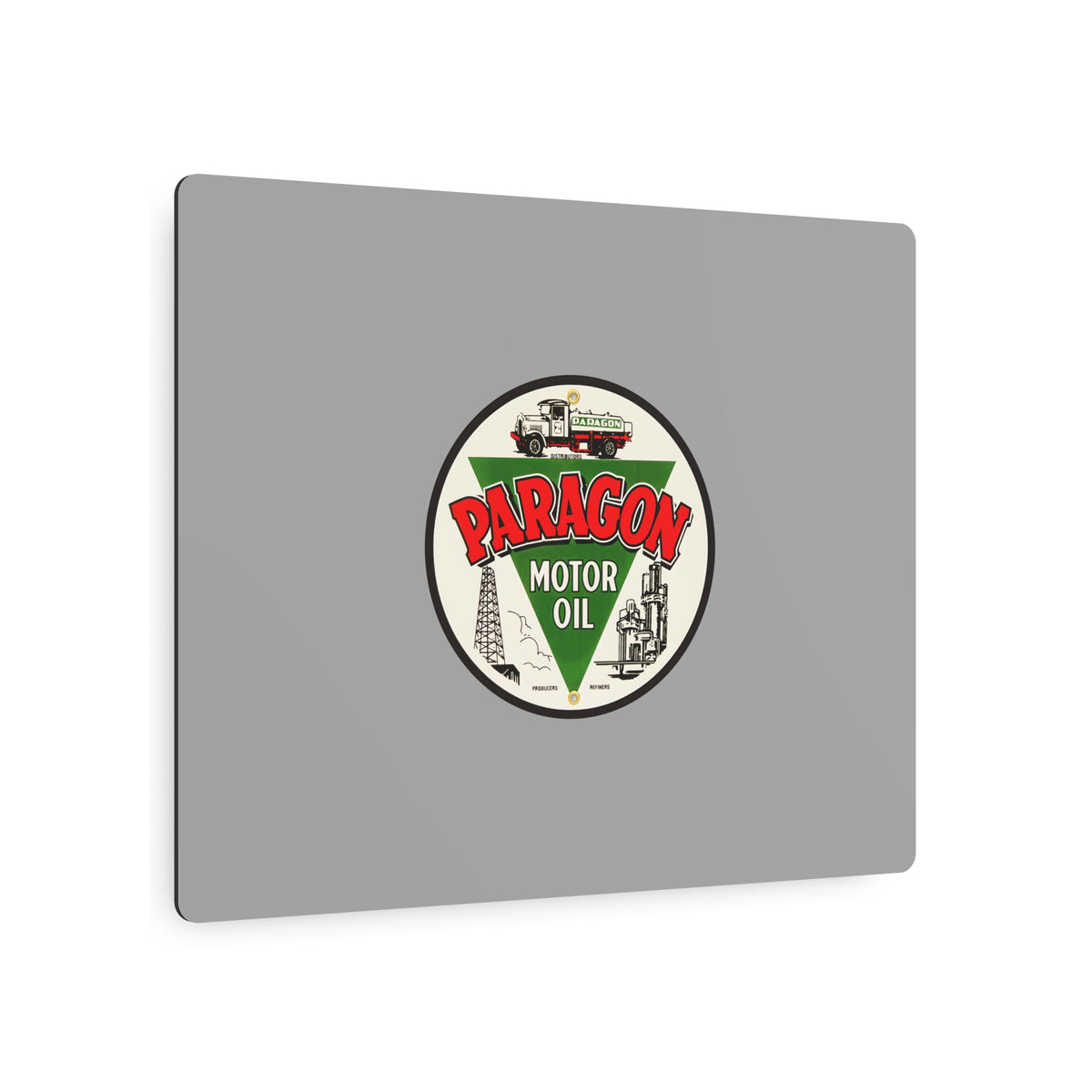 Paragon Oil Metal Sign