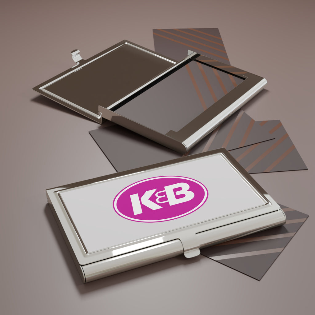 K&B (Katz & Besthoff) Metal Business Card Holder