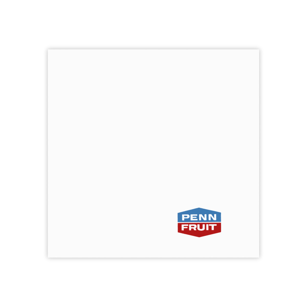Penn Fruit Sticky Post-it Note Pad