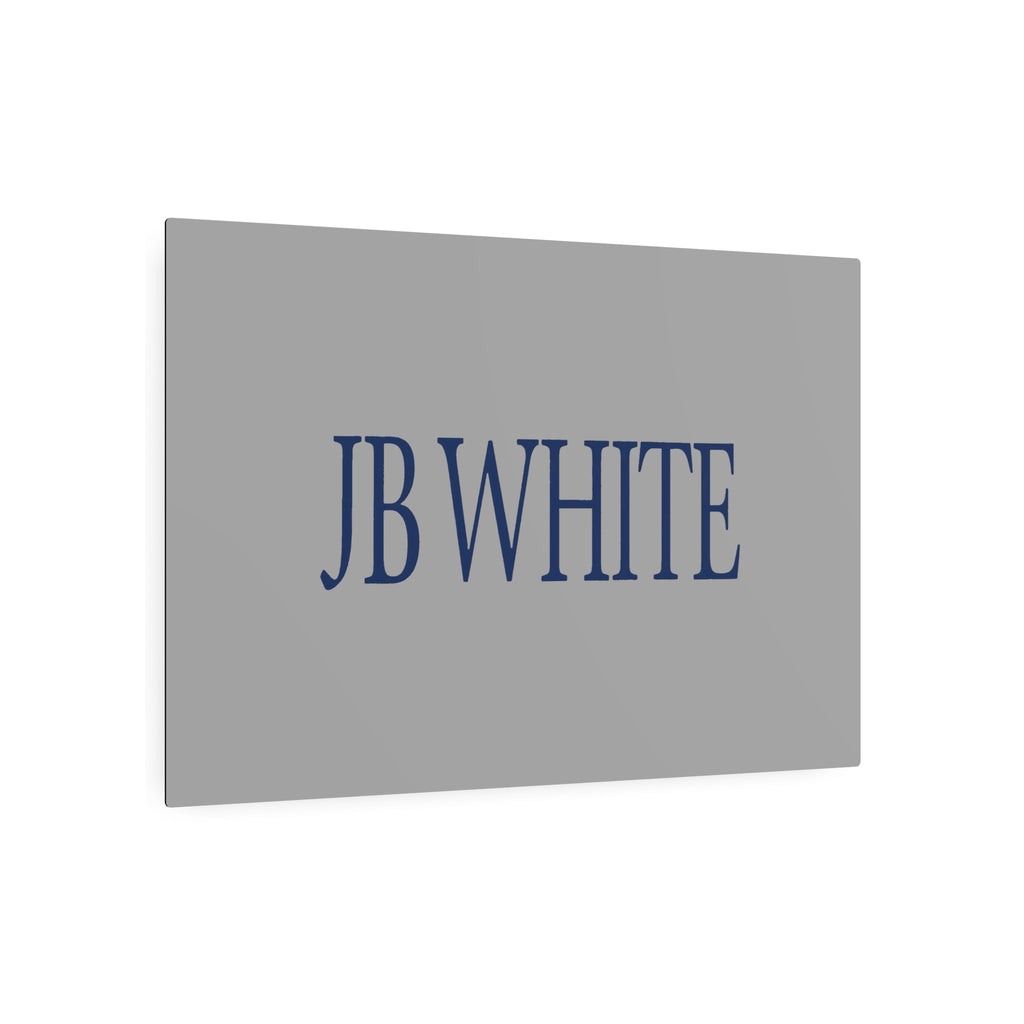 J. B. White Metal Sign