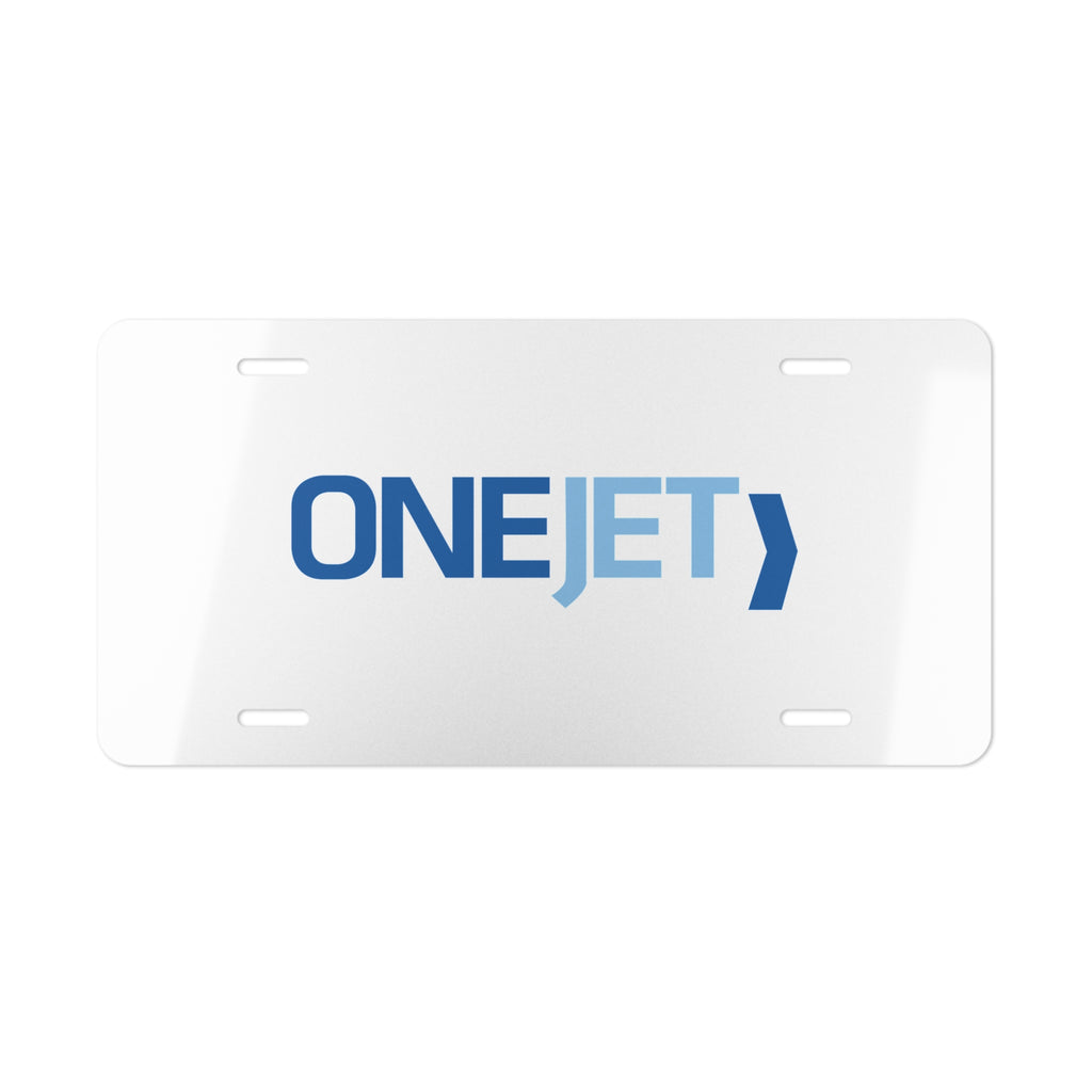 OneJet Vanity License Plate