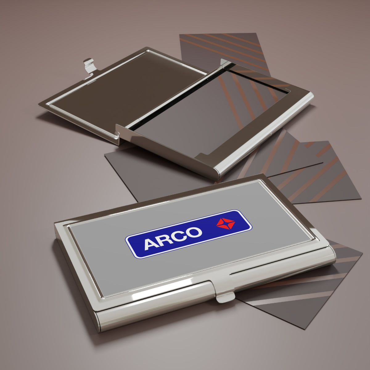 Atlantic Richfield Company (ARCO) Metal Business Card Holder