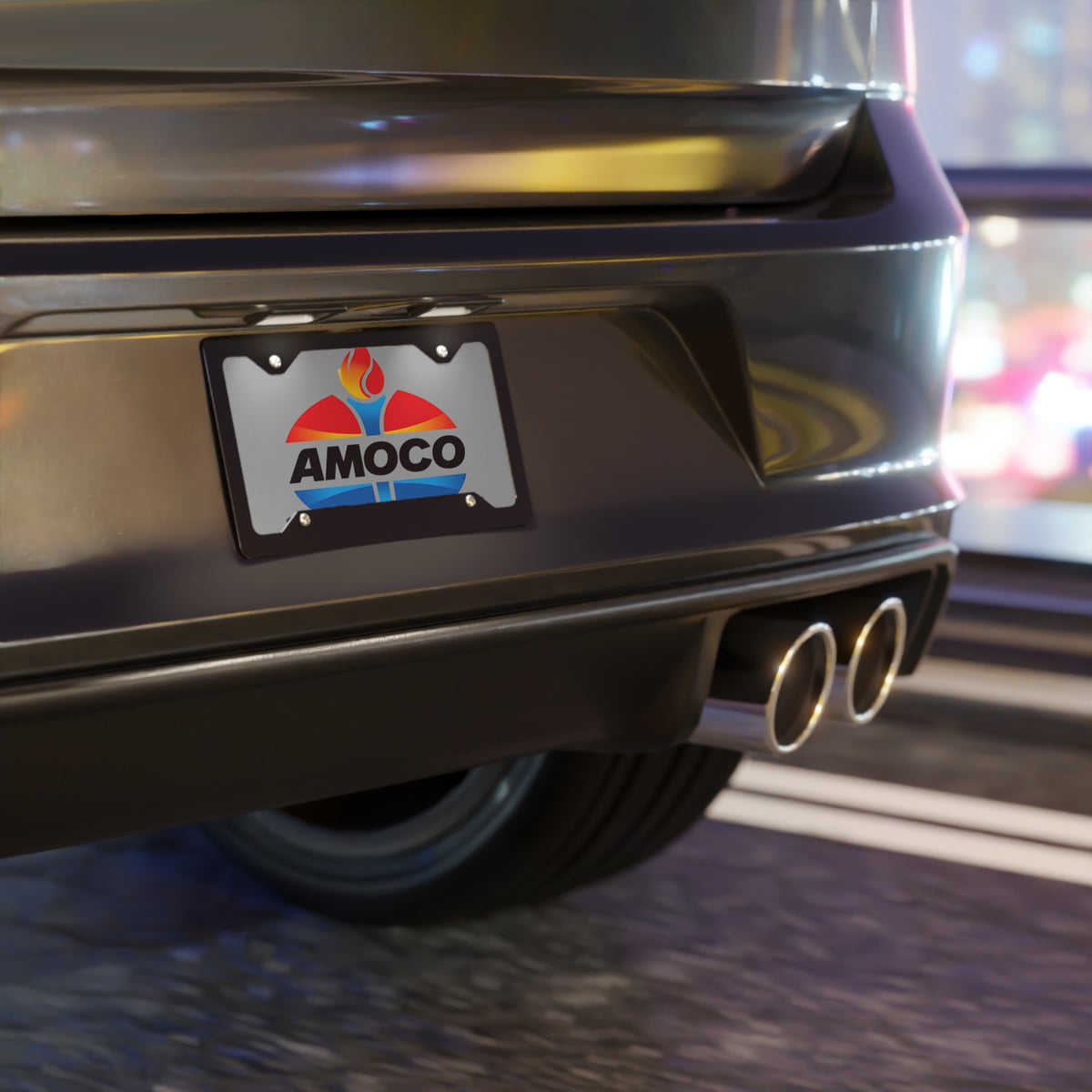 Amoco Vanity License Plate