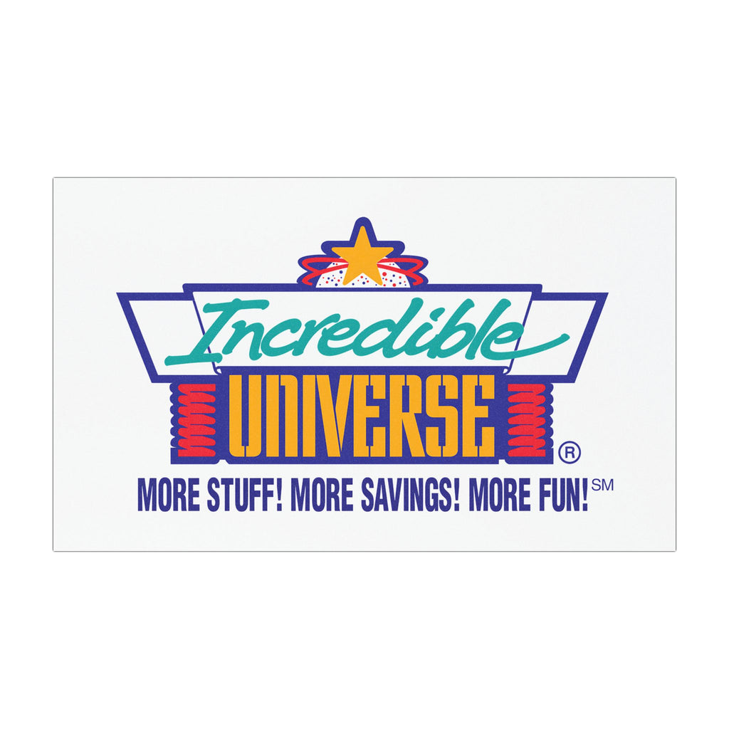 Incredible Universe Car Magnet