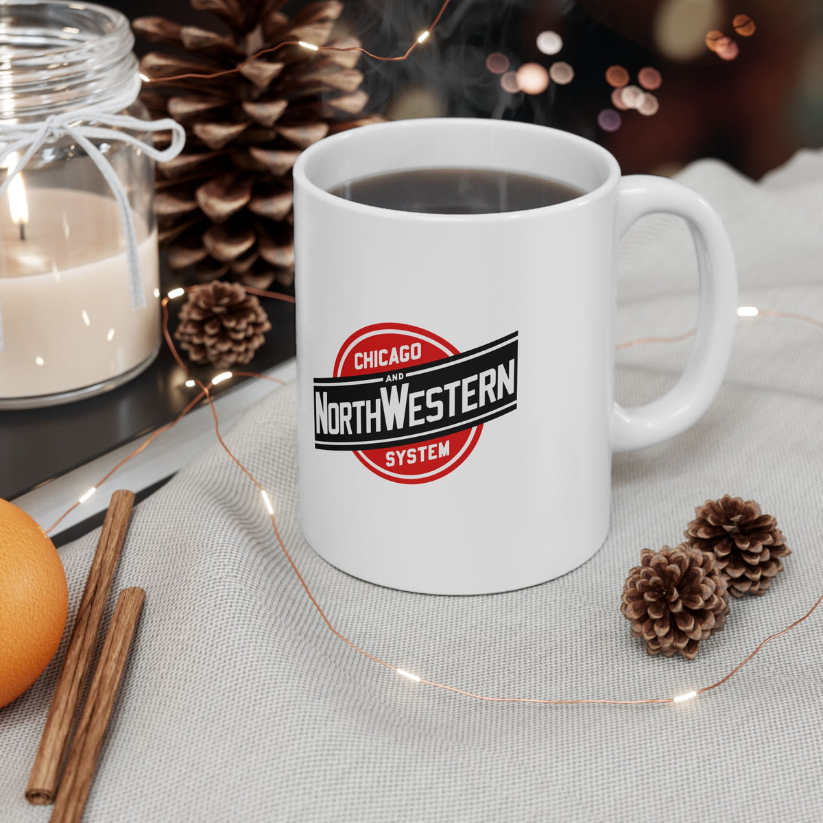 Chicago and North Western Railway Ceramic Coffee Mug