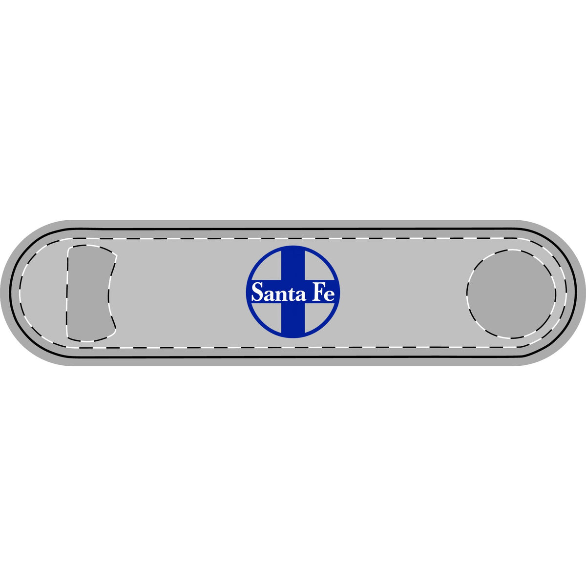Atchison Topeka and Santa Fe Railway Metal Bottle Opener