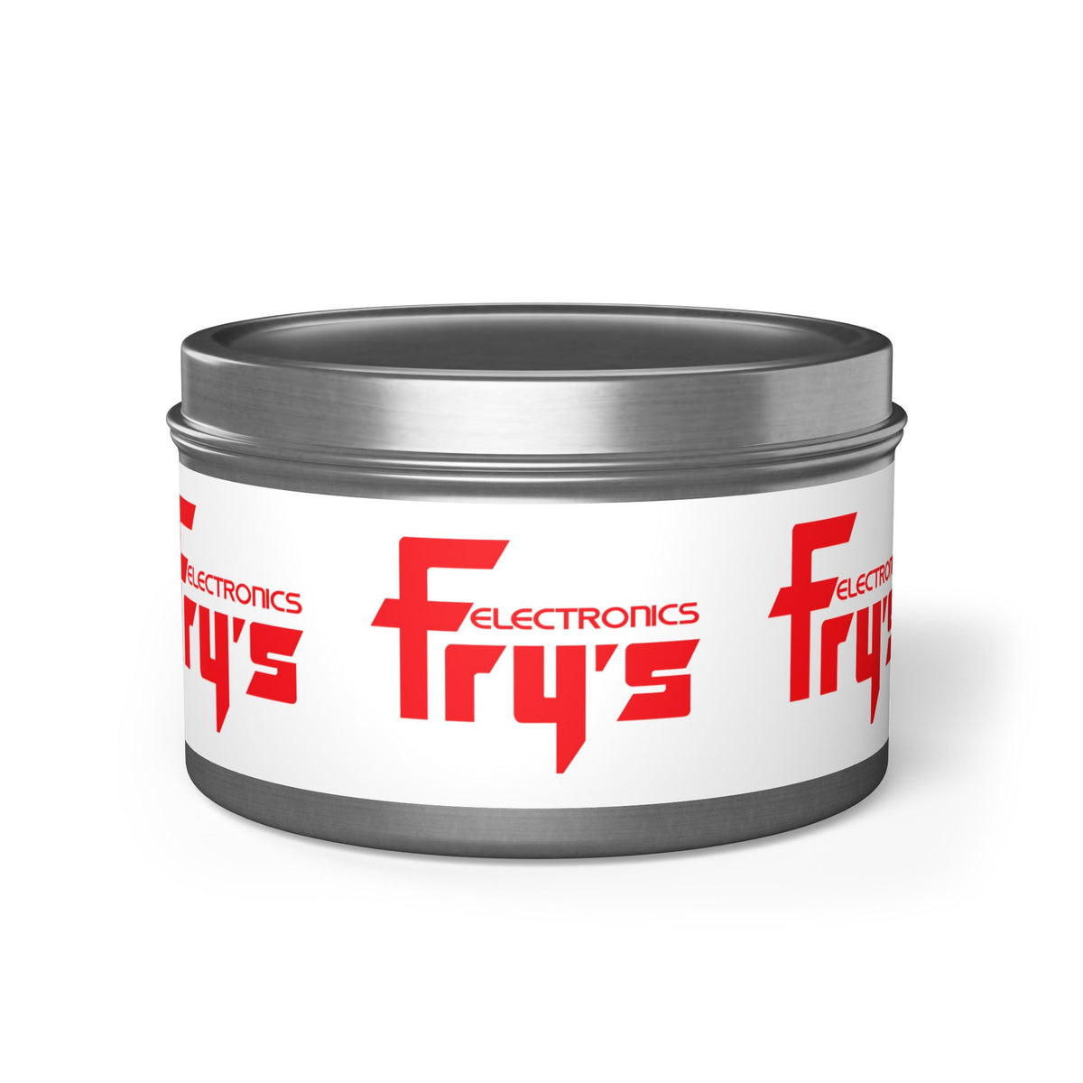 Fry's Electronics Tin Candle