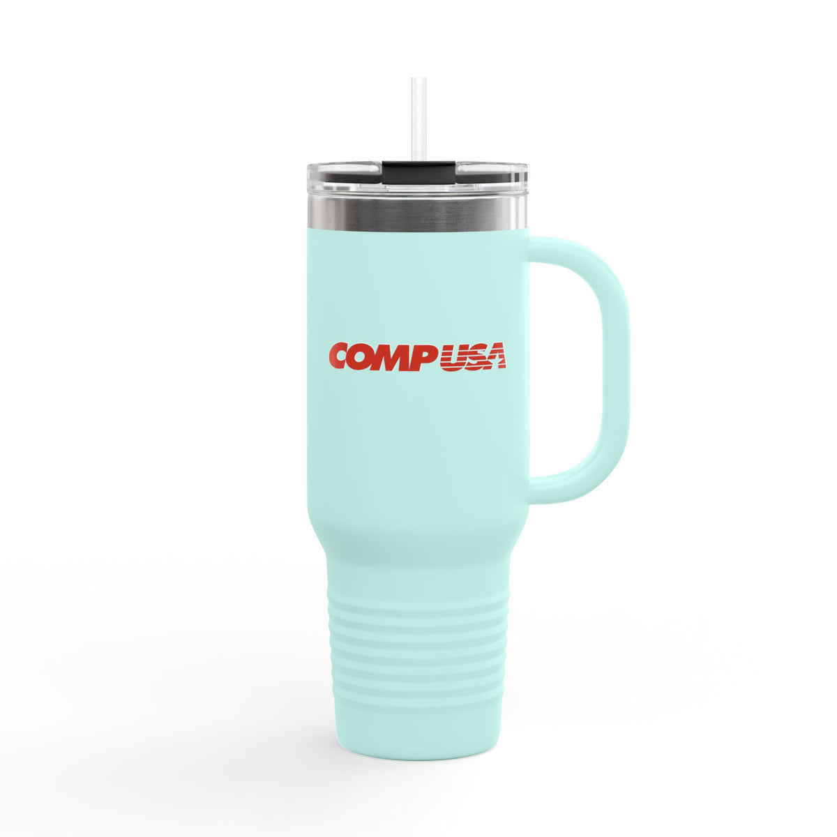CompUSA 40oz Insulated Travel Mug Stainless Tumbler