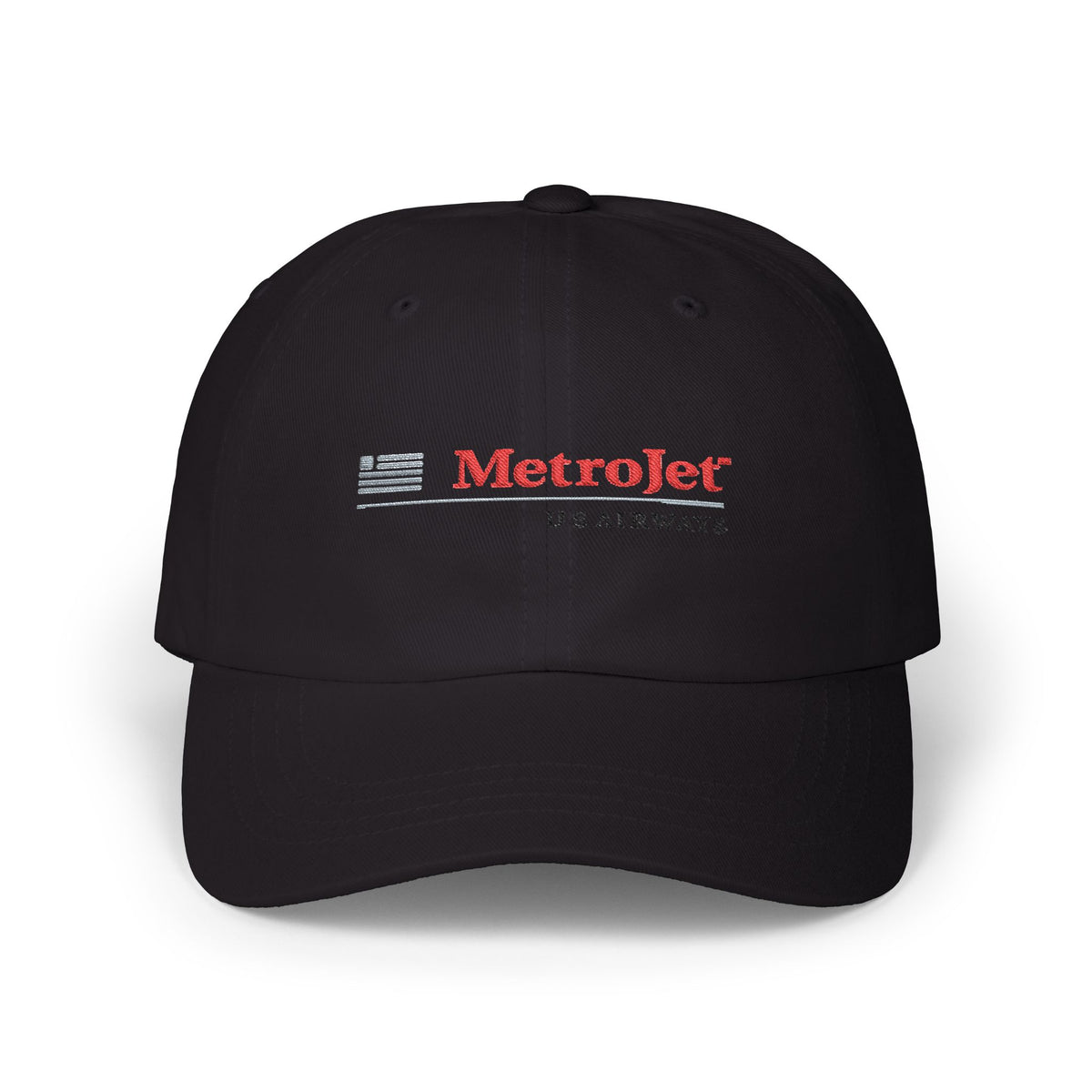 MetroJet Embroidered Dad Cap Hat