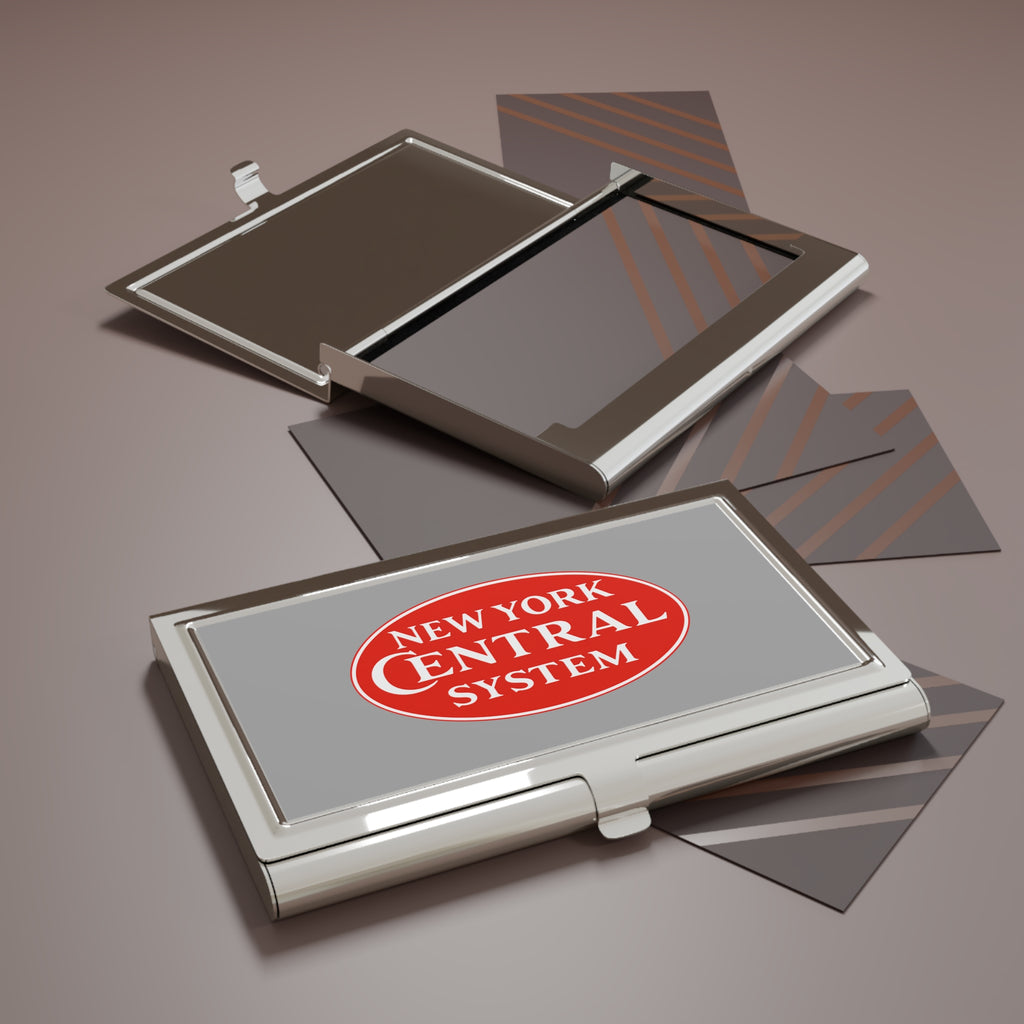 New York Central Railroad Metal Business Card Holder