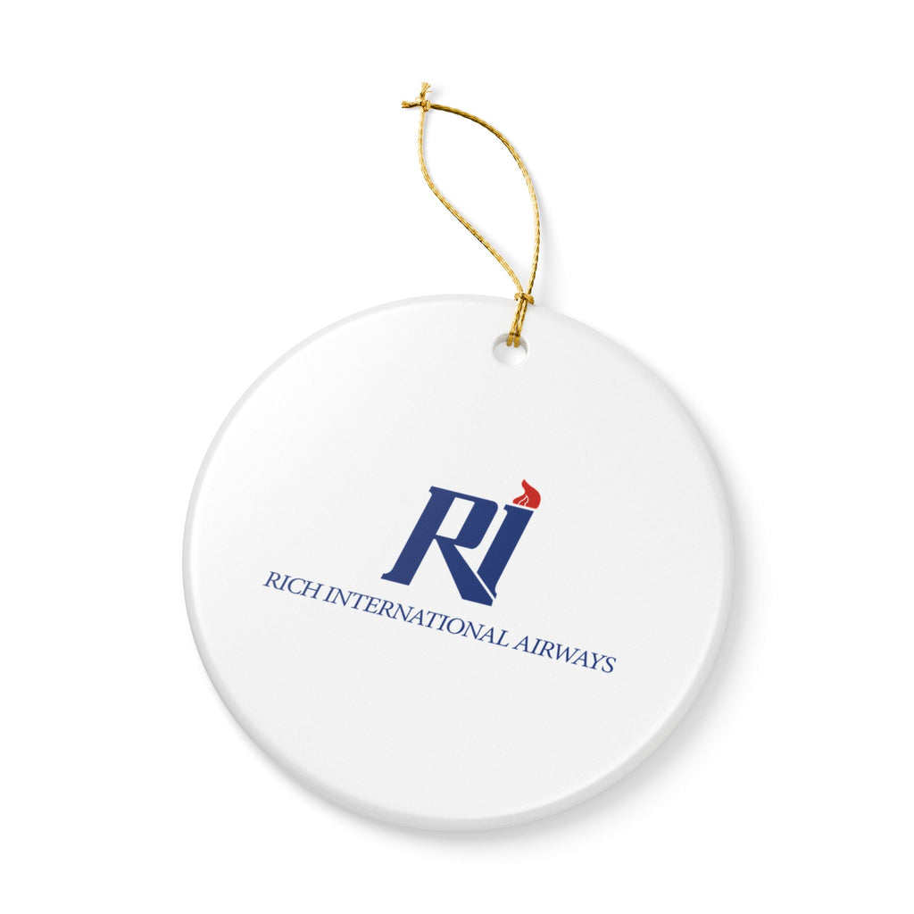 Rich International Airways Ceramic Ornament