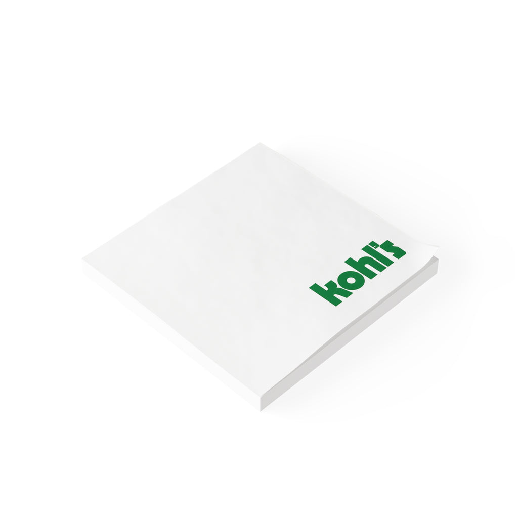 Kohl's Food Stores Sticky Post-it Note Pad