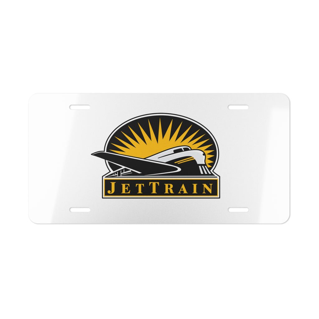 Bombardier JetTrain Vanity License Plate