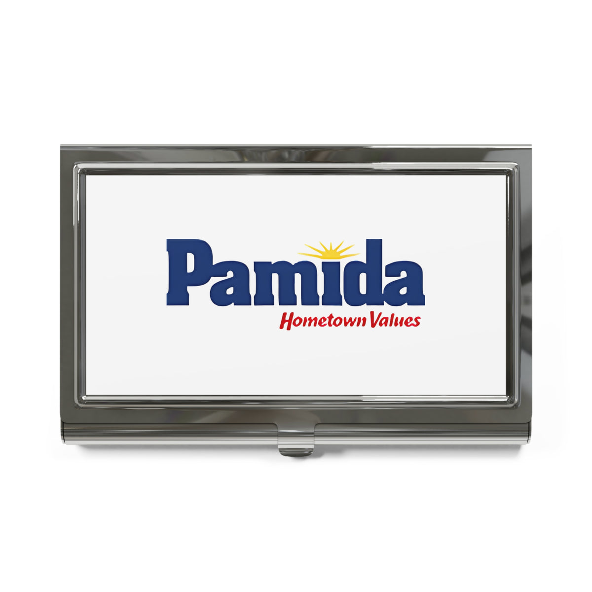 Pamida Metal Business Card Holder
