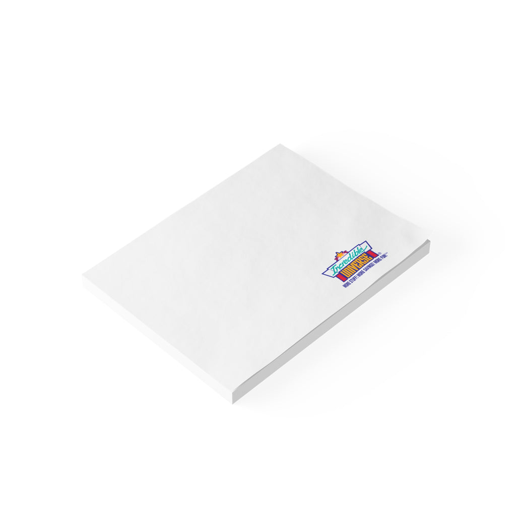 Incredible Universe Sticky Post-it Note Pad