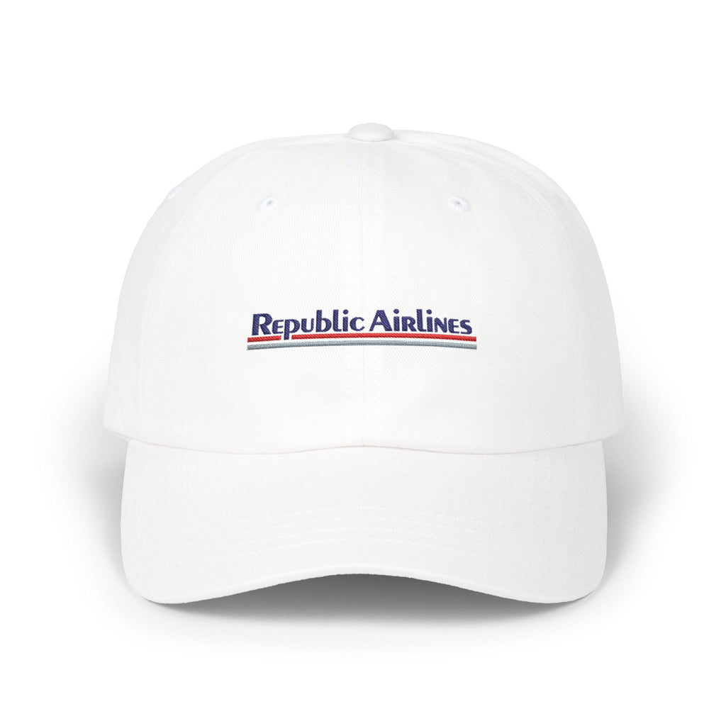 Republic Airlines Embroidered Dad Cap Hat