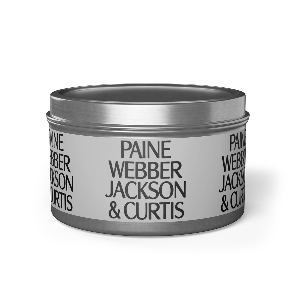 Paine Webber Jackson & Curtis Tin Candle