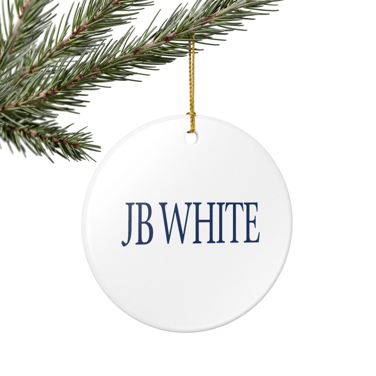 J. B. White Ceramic Ornament