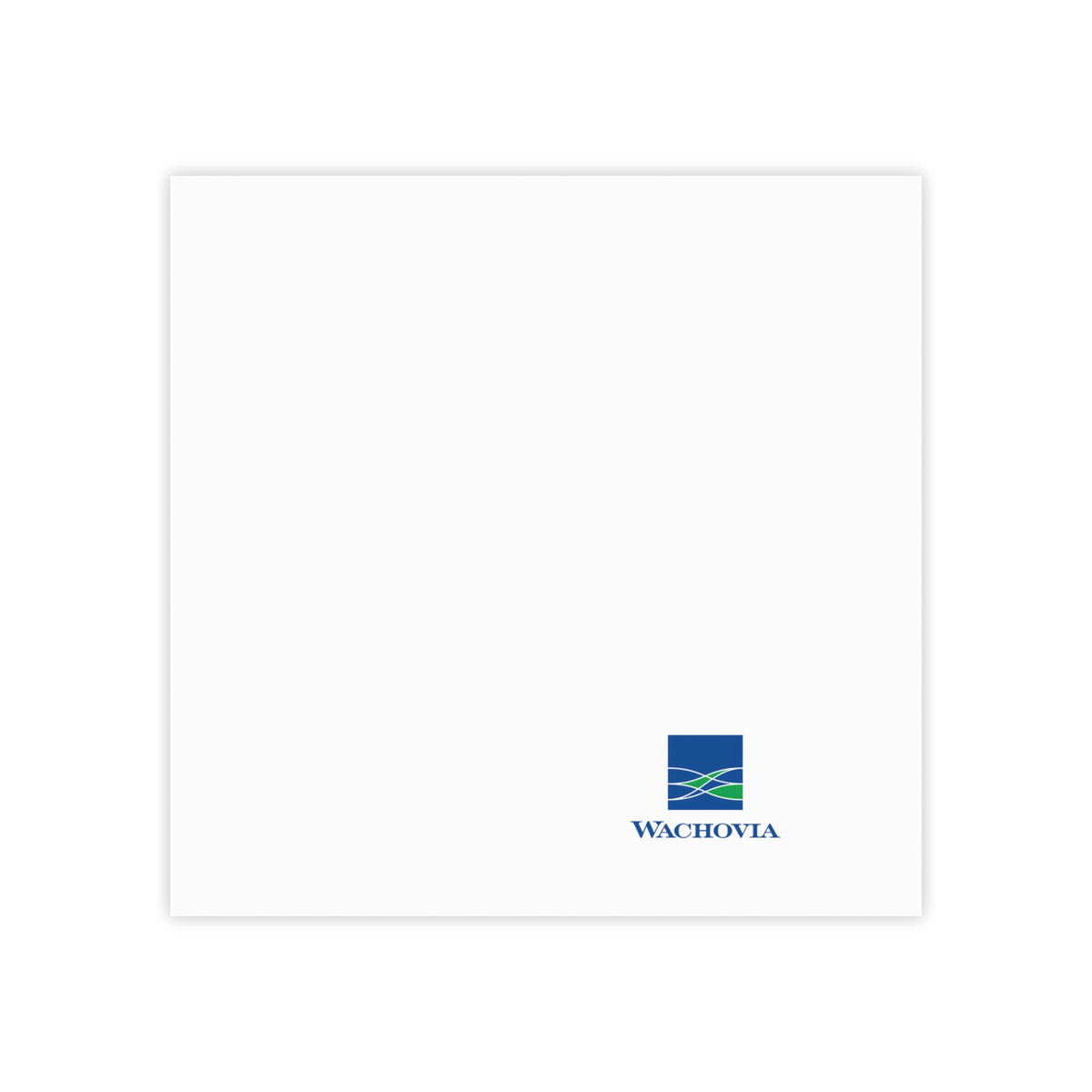 Wachovia Sticky Post-it Note Pad