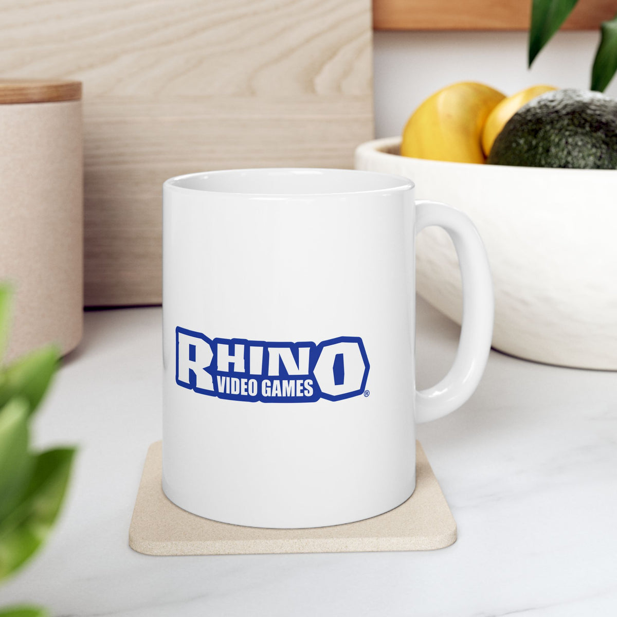 Rhino Video Games Ceramic Coffee Mug