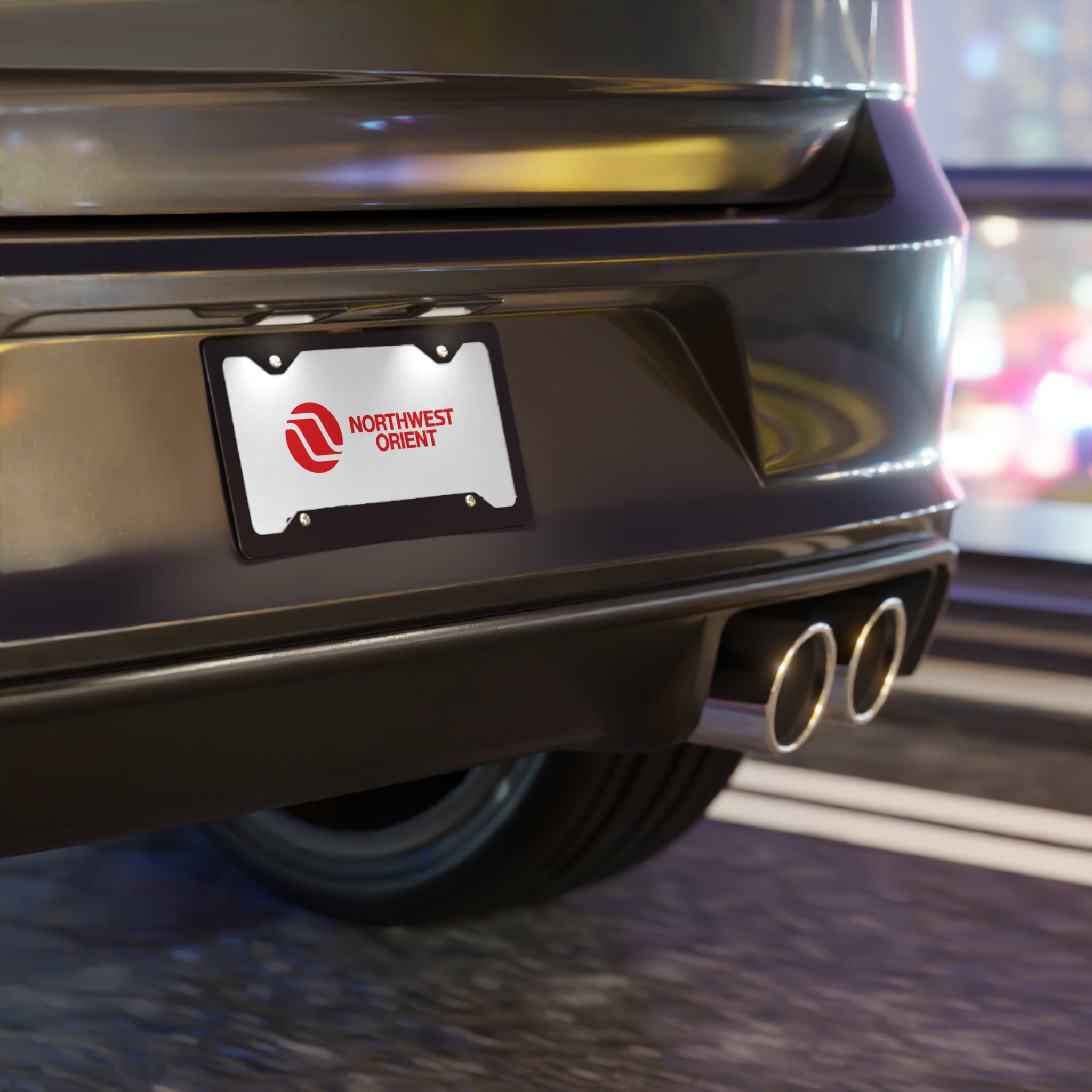 Northwest Orient Airlines Vanity License Plate