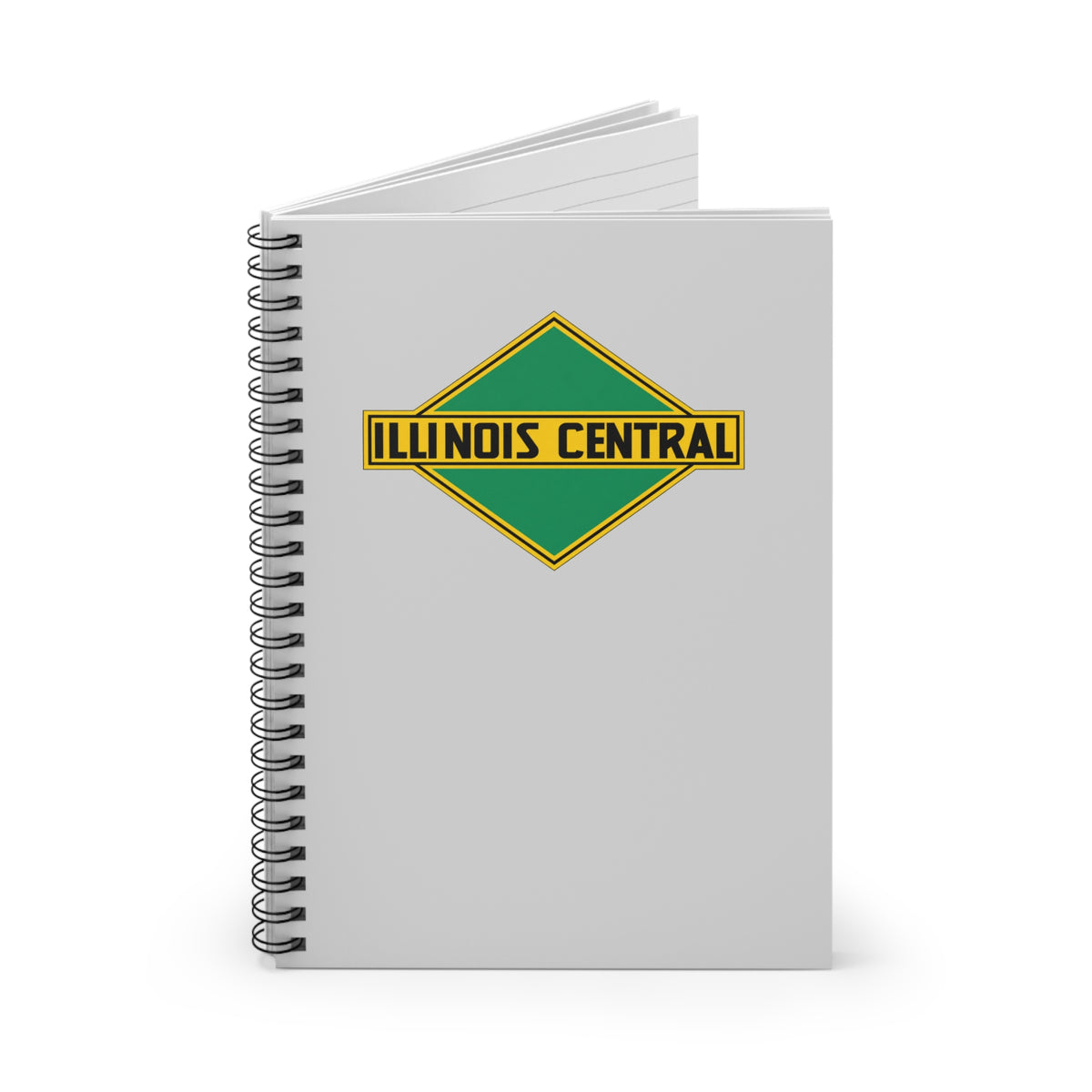 Illinois Central Railroad Spiral Notebook