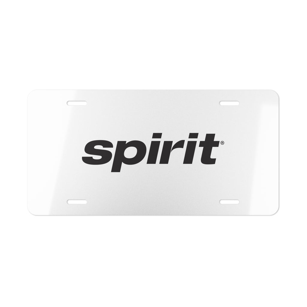 Spirit Airlines Vanity License Plate