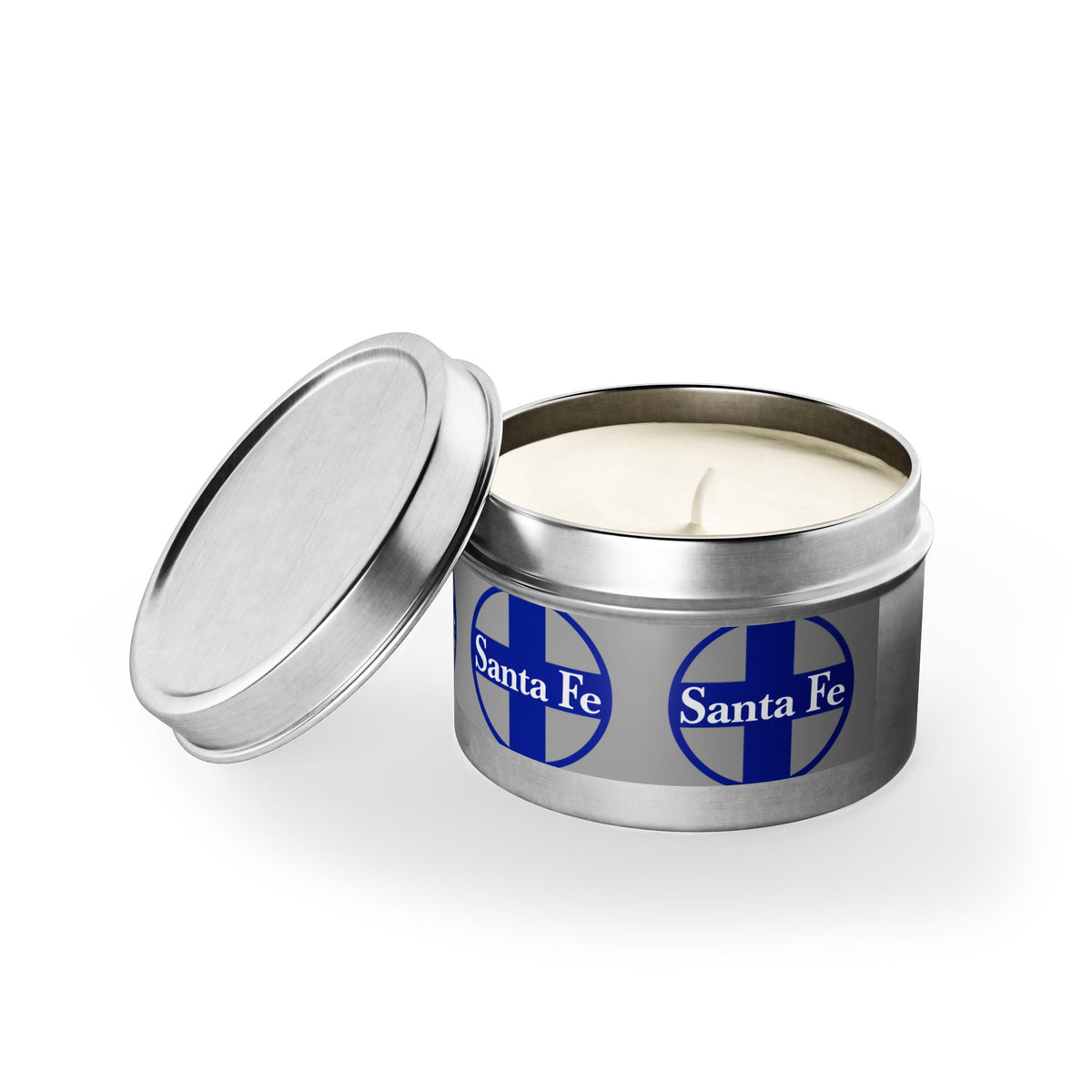 Atchison Topeka and Santa Fe Railway Tin Candle