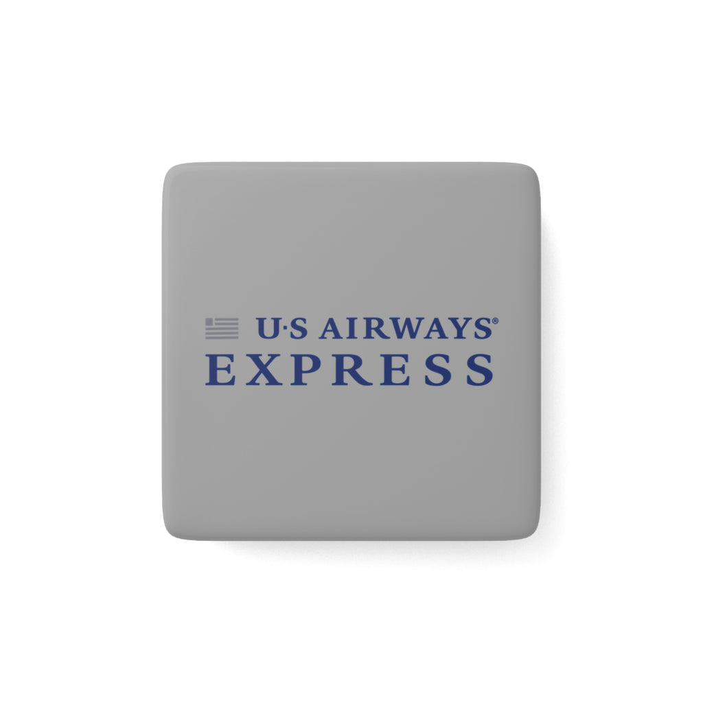 US Airways Express Square Porcelain Fridge Magnet