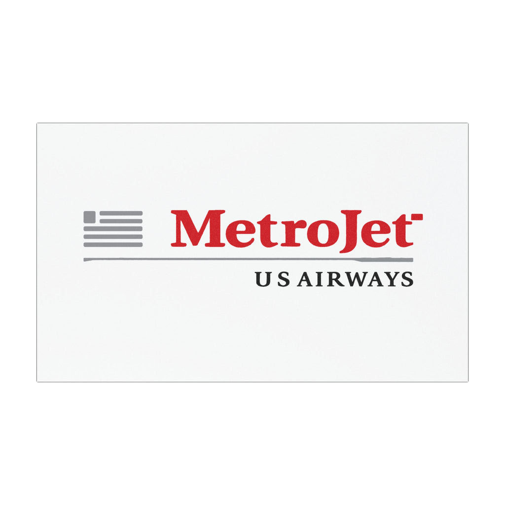MetroJet Car Magnet