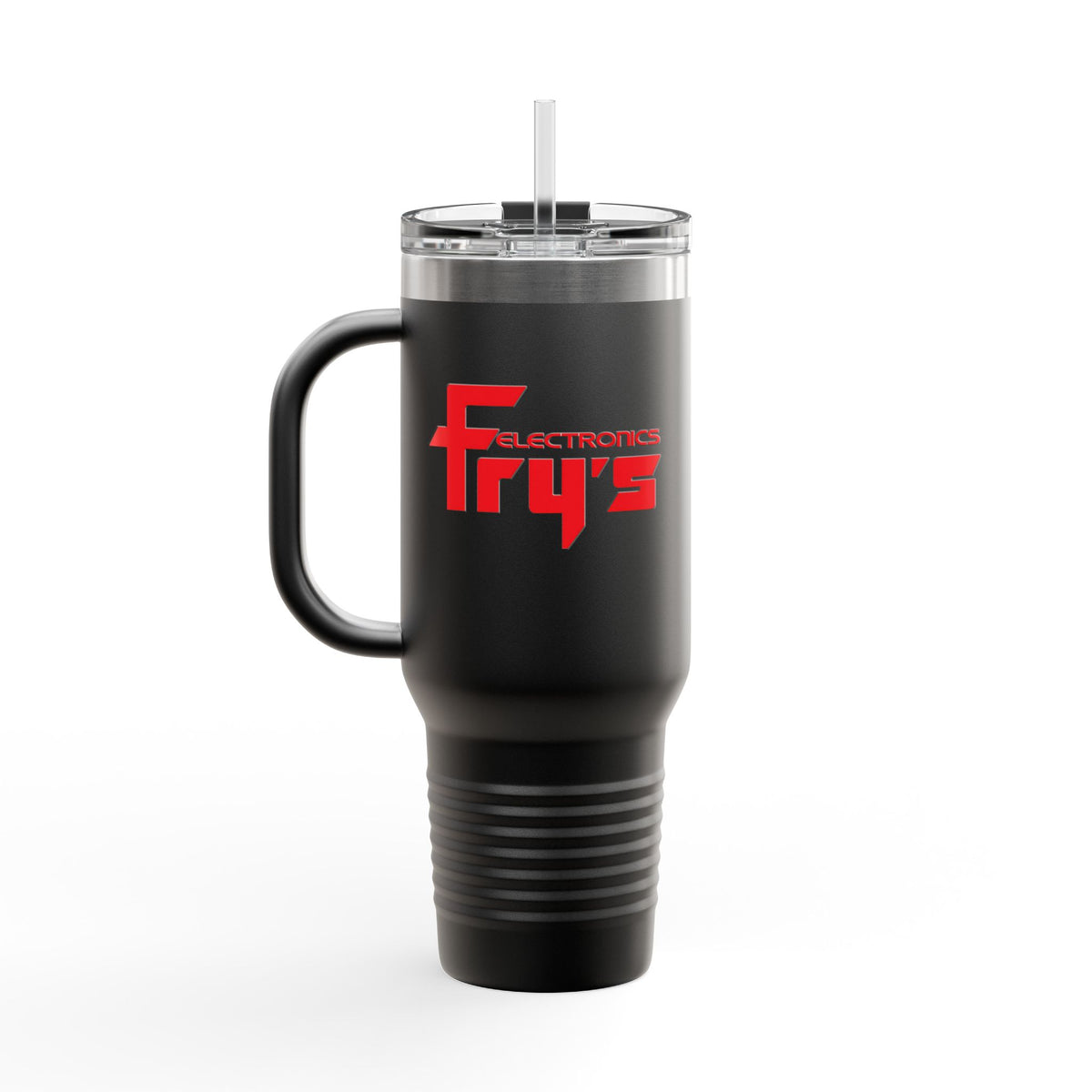 Fry's Electronics, Inc. 40oz Insulated Travel Mug Stainless Tumbler