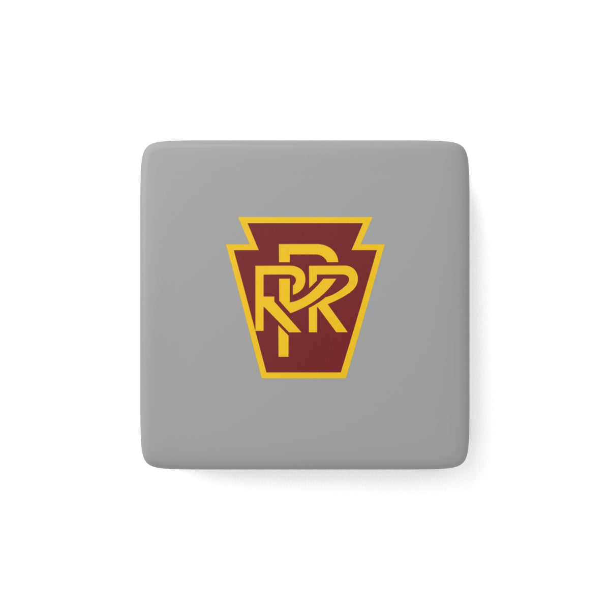 Pennsylvania Railroad Square Porcelain Fridge Magnet