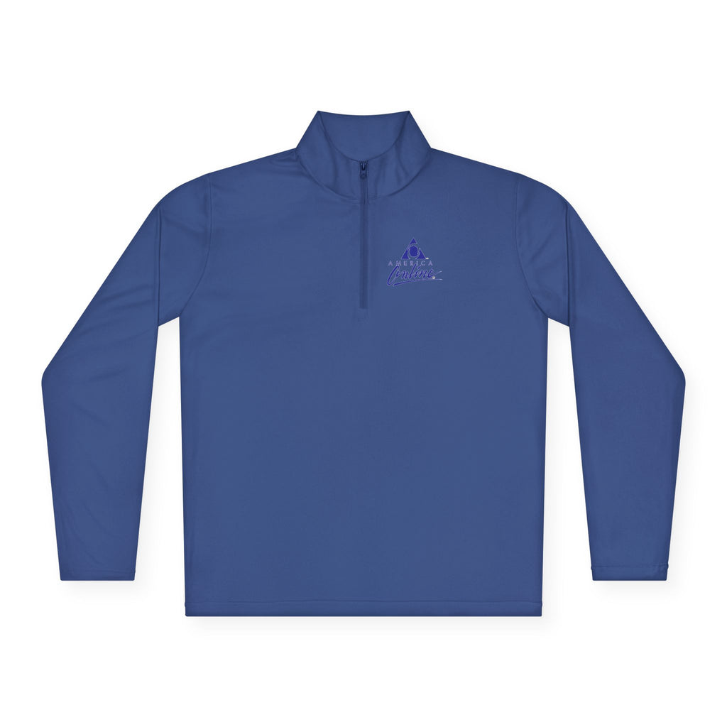 America Online (AOL) Unisex Quarter Zip Pullover