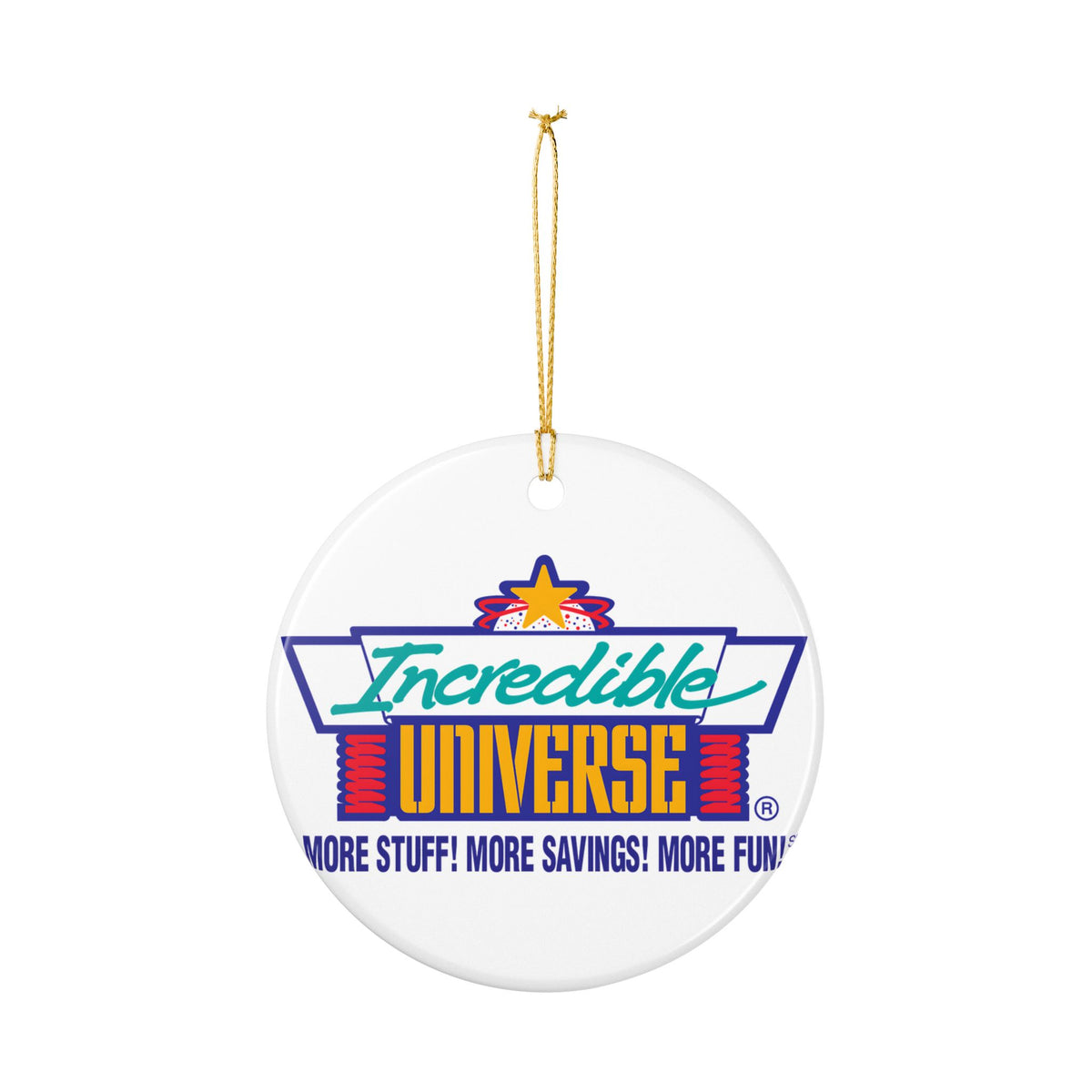 Incredible Universe Ceramic Ornament