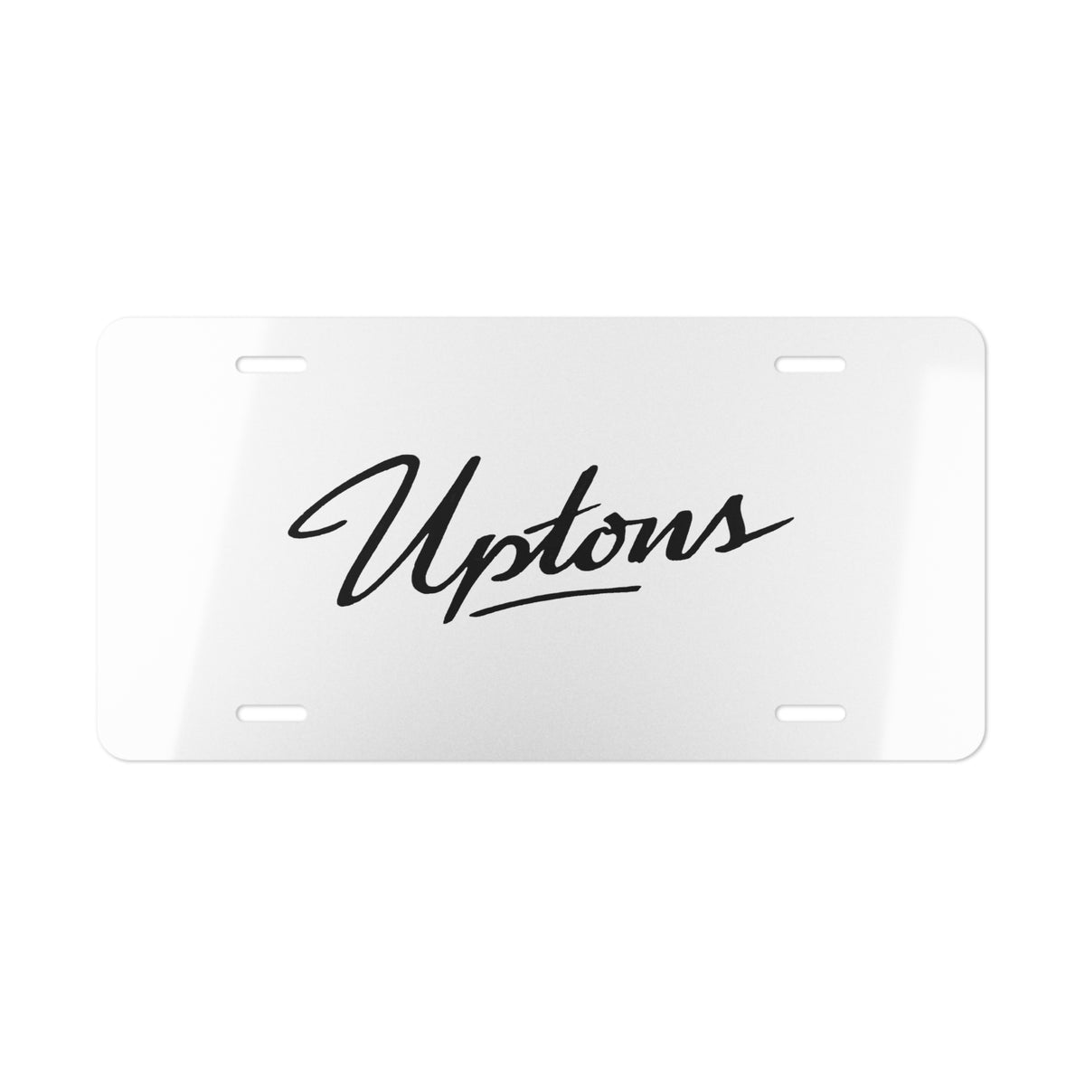 Uptons Vanity License Plate