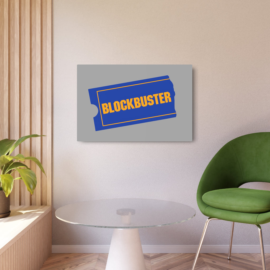 Blockbuster Video Metal Sign
