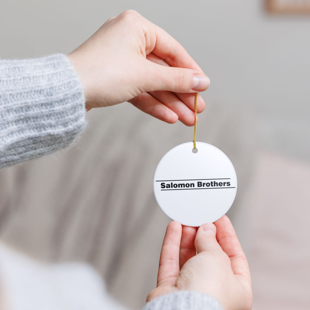 Salomon Brothers Ceramic Ornament
