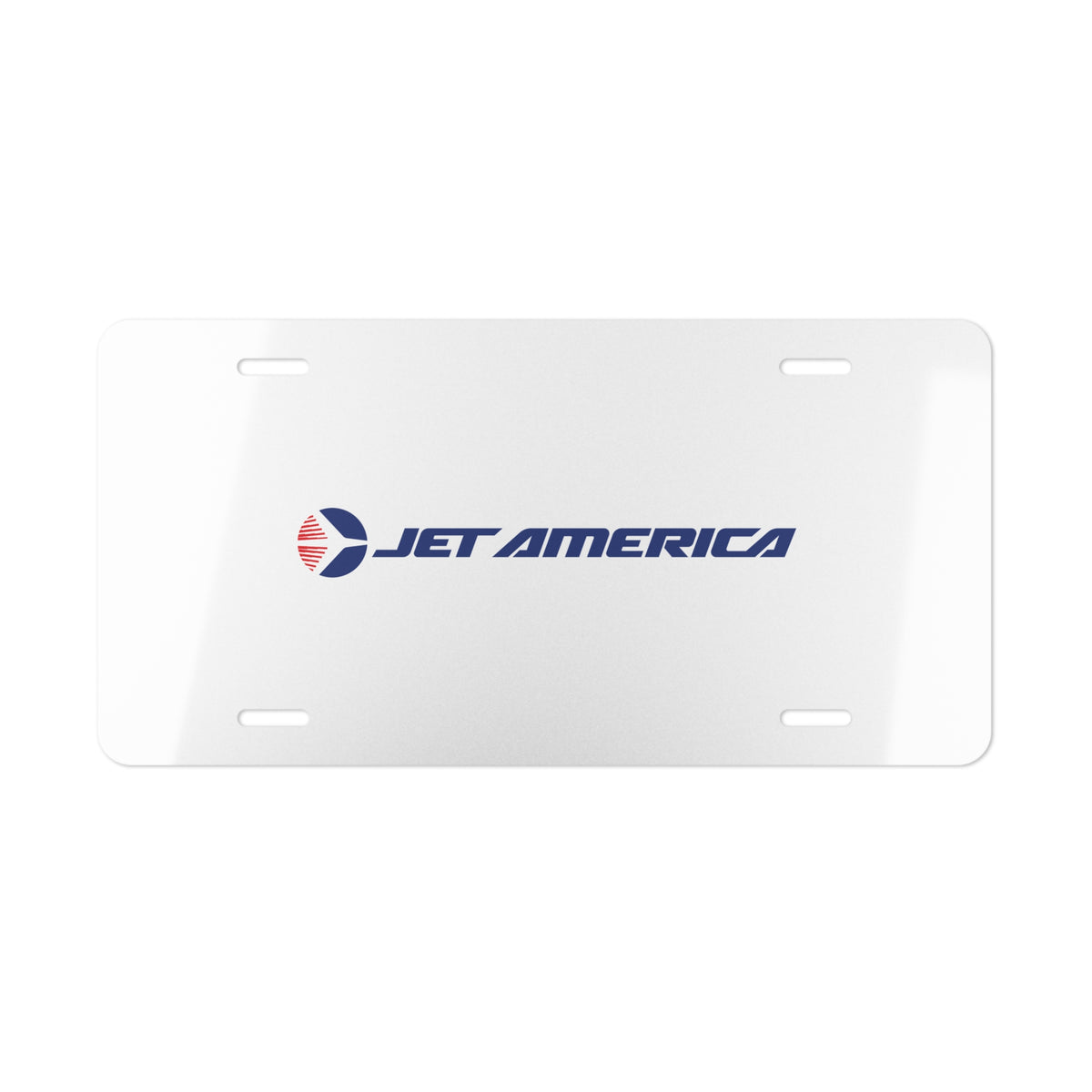 Jet America Airlinesb (1987) Vanity License Plate