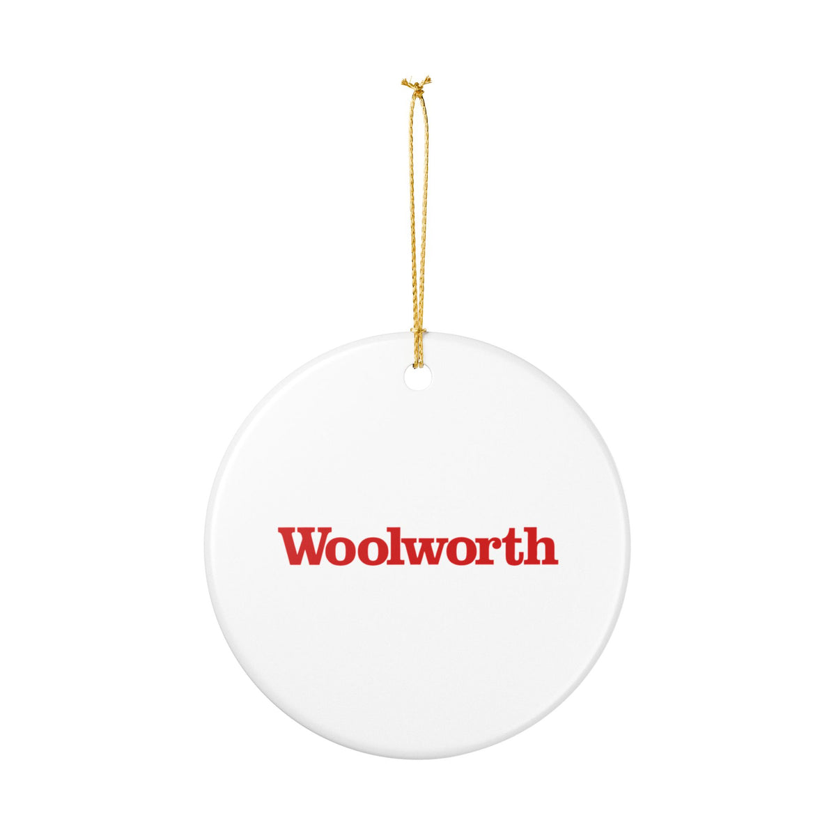 F. W. Woolworth Company Ceramic Ornament