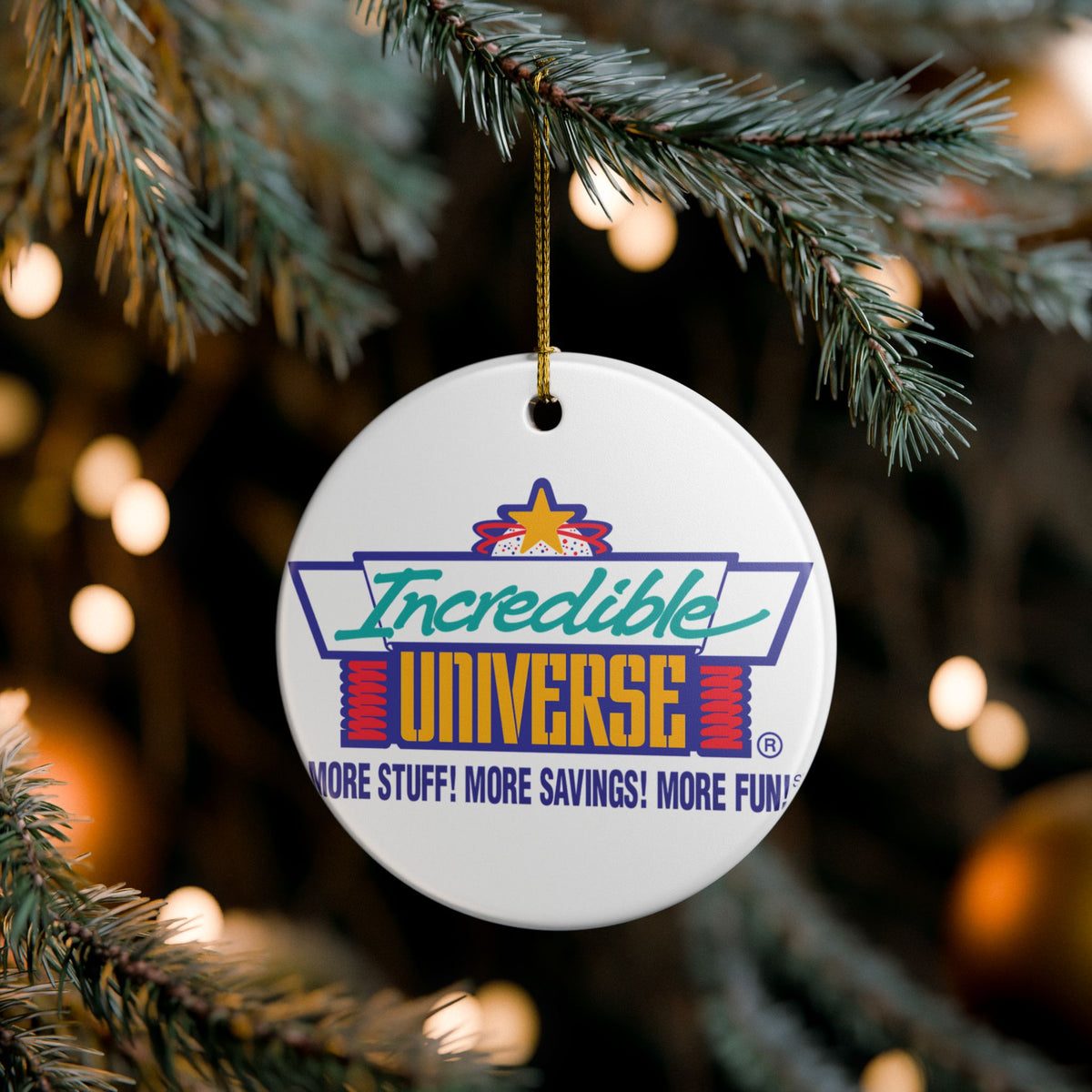 Incredible Universe Ceramic Ornament