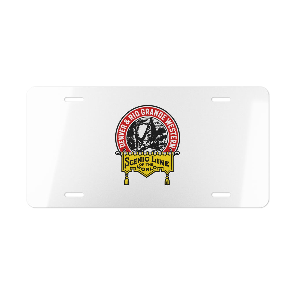 Denver and Rio Grande Western Railroad Vanity License Plate