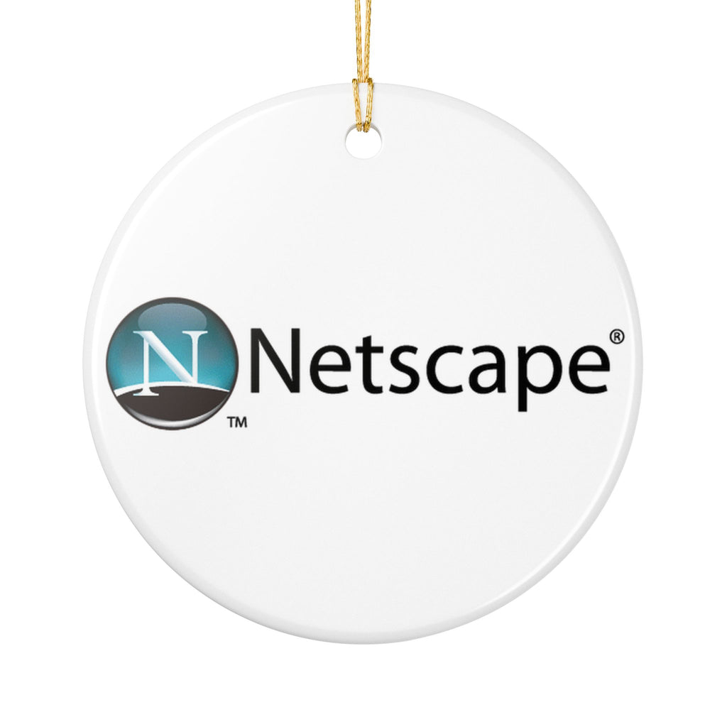Netscape Ceramic Ornament