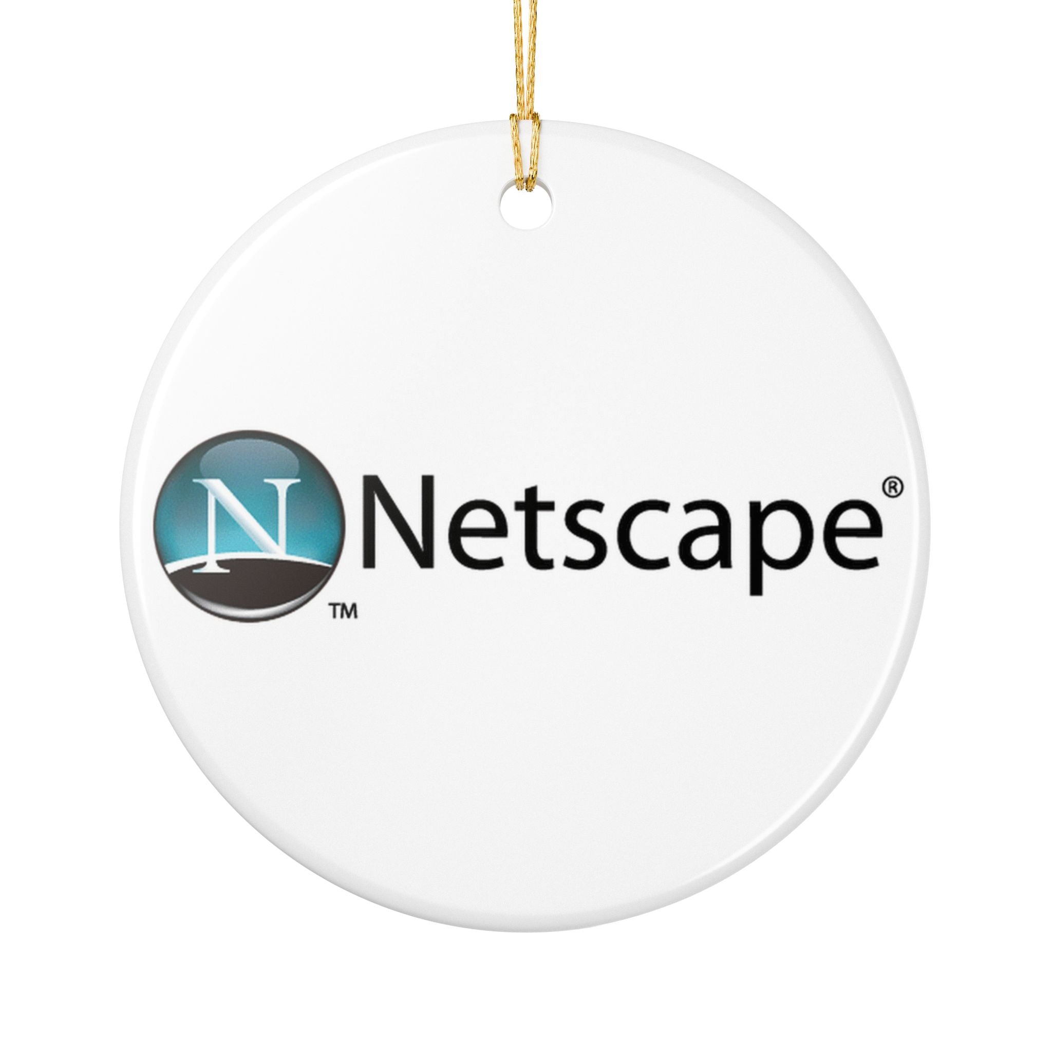 Netscape Ceramic Ornament