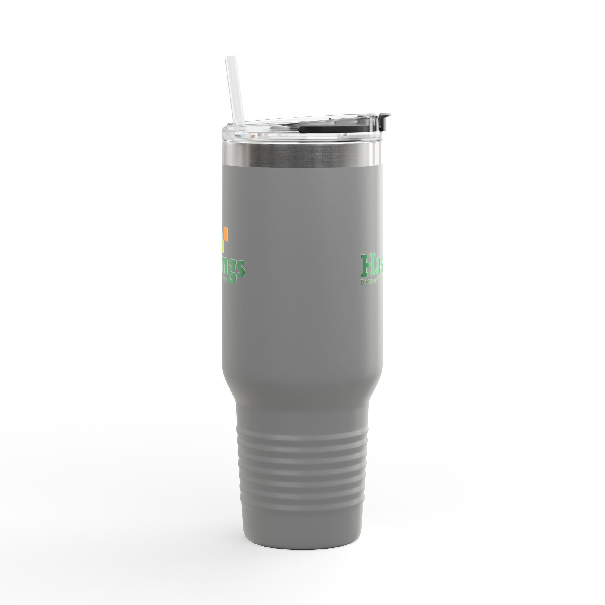 Hastings Entertainment 40oz Insulated Travel Mug Stainless Tumbler