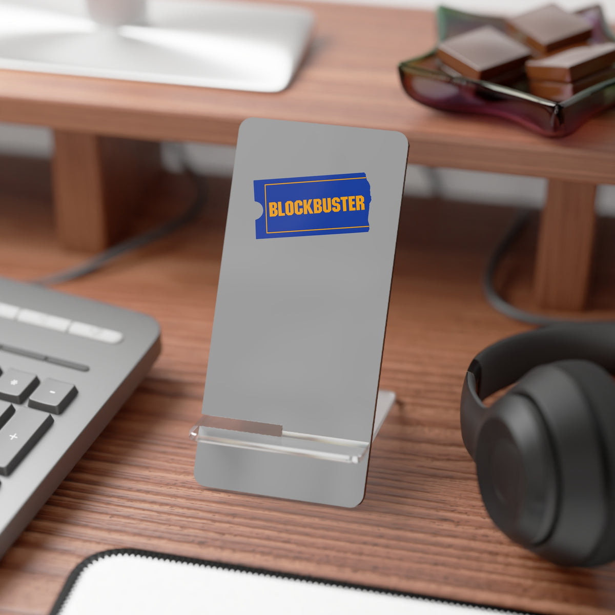 Blockbuster Video Foldable Mobile Phone Display Stand
